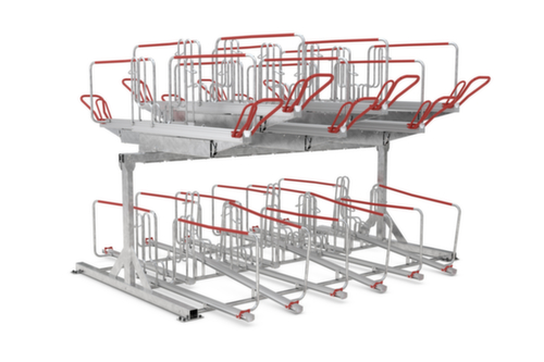 WSM Fahrrad-Doppelstockparker BikeHub Economy