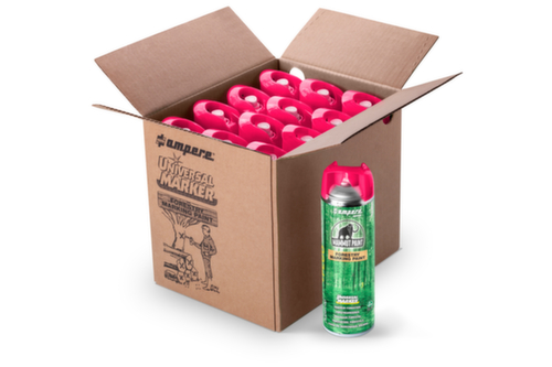 a.m.p.e.r.e. Markierfarbe Universal Marker für die Forstwirtschaft, pink fluo