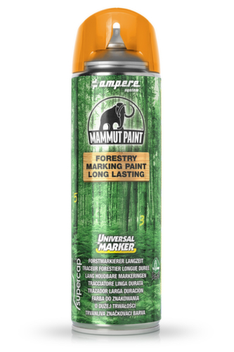 a.m.p.e.r.e. Markierfarbe Universal Marker für die Forstwirtschaft, orange