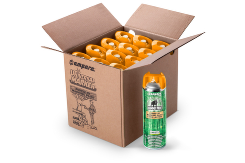 a.m.p.e.r.e. Markierfarbe Universal Marker für die Forstwirtschaft, orange