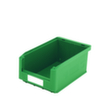 BITO Sichtlagerkasten hoch belastbar, grün, Tiefe 350 mm, Polypropylen