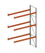 META Palettenregal MULTIPAL für 12 Paletten, 2785 mm breit, 4 Lagerebenen