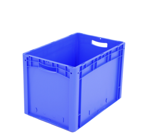 BITO Bac gerbable norme Europe, bleu, capacité 82 l