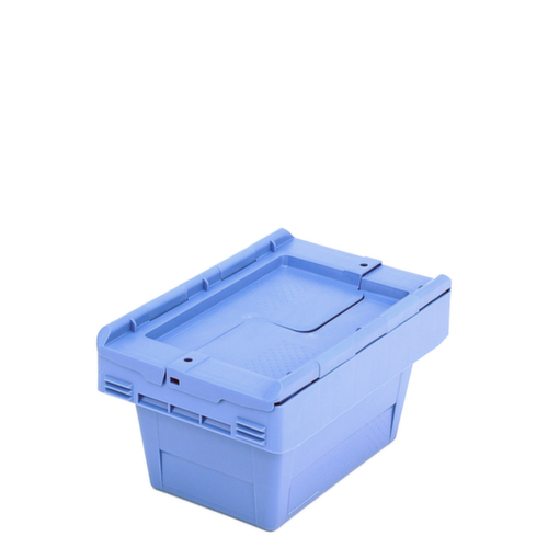 BITO Bac réutilisable plombable, capacité 5 l, Couvercle à charnière en 2 parties