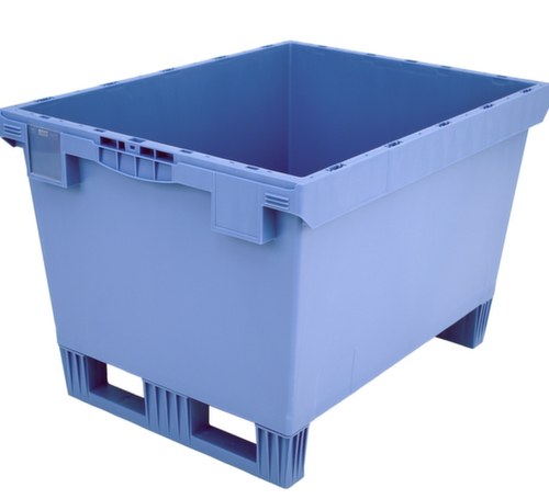 BITO Conteneur consigné de grand volume à fond nervuré + patins, capacité 151 l