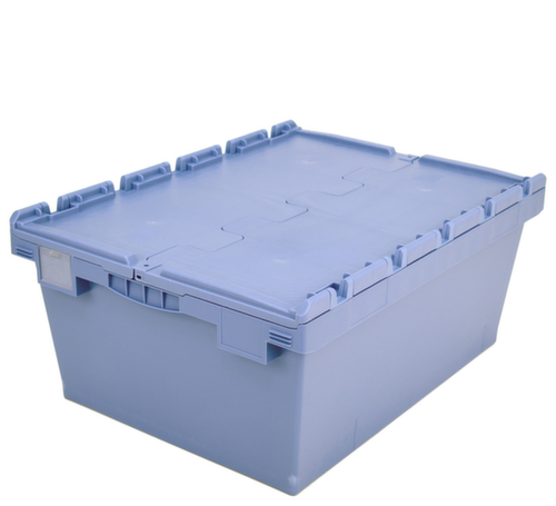 BITO Bac réutilisable grande capacité, capacité 120 l, couvercle crocodile