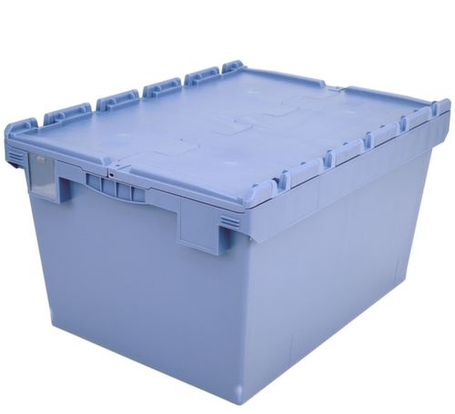 BITO Bac réutilisable grande capacité, capacité 158 l, couvercle crocodile