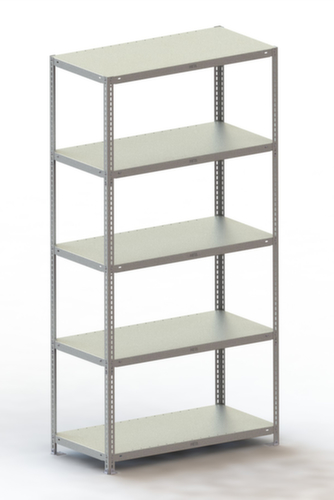META Etagère à visser FIX, 5 tablettes, avec revêtement en zinc anti-corrosion