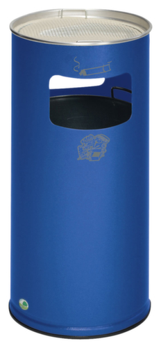 VAR Cendrier poubelle, bleu