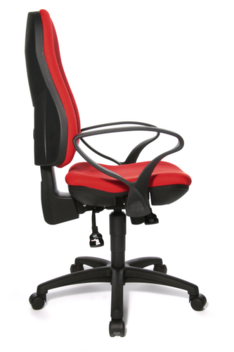 Topstar Siège de bureau pivotant Support SY avec assise ergonomique, rouge