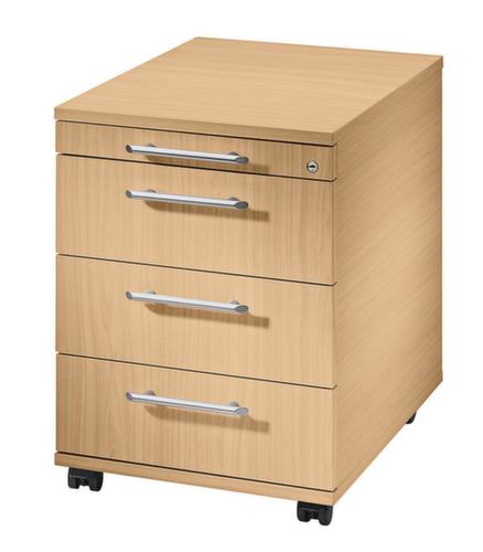 Caisson mobile Sina, 4 tiroir(s), hêtre/hêtre