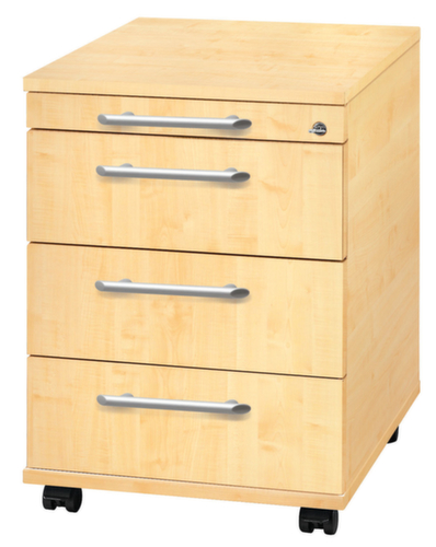 Caisson mobile Sina, 4 tiroir(s), érable/érable