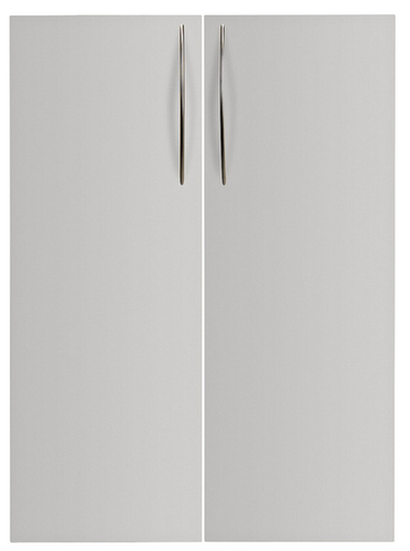 Porte à double battant Terra Nova pour rayonnage de bureau, hauteur x largeur 1144 x 800 mm