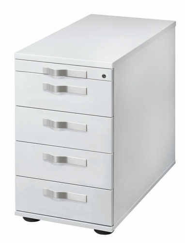 Caisson à poser Up and Down, 4 tiroir(s), gris/gris