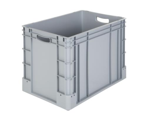 Bacs industriels gerbables, gris, capacité 80 l