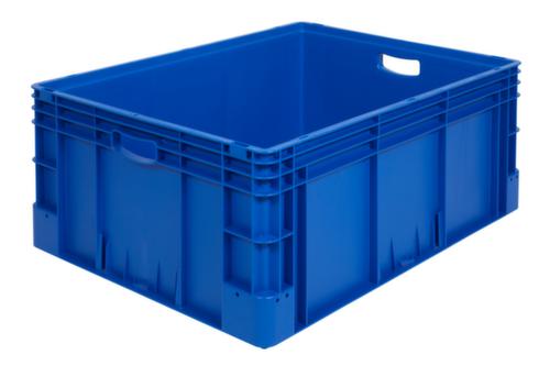 Bacs industriels gerbables, bleu, capacité 132 l