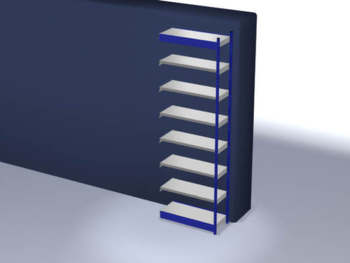 hofe Rayonnage sans boulons, hauteur x largeur x profondeur 3000 x 1025 x 400 mm, 7 tablettes