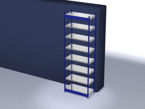 hofe Rayonnage sans boulons, hauteur x largeur x profondeur 3000 x 1060 x 500 mm, 7 tablettes