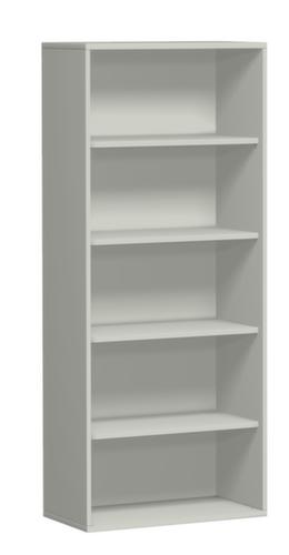 Gera Rayonnage de bureau Pro avec paroi arrière, largeur 800 mm, 5 HC