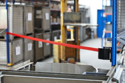 Système de guidage des personnes Wall Mount XXL, longueur de la courroie 12 m