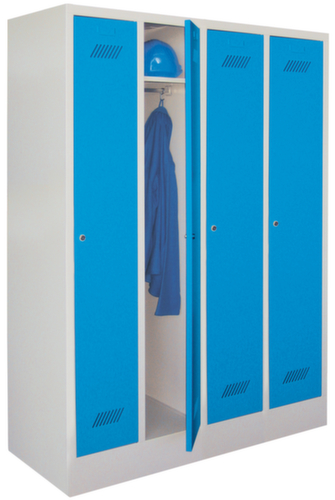 PAVOY Armoire vestiaire Basis avec 4 compartiments, largeur de compartiment 300 mm