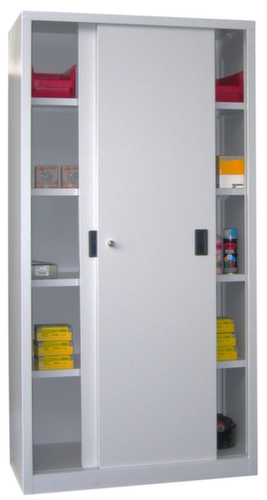 PAVOY Armoire à portes coulissantes Basis gris clair