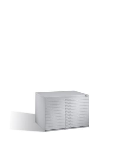 C+P Armoire de rangement à plat, hauteur x largeur x profondeur 760 x 1100 x 765 mm