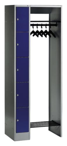 C+P Vestiaire à casiers Classic avec 5 casiers, largeur 740 mm