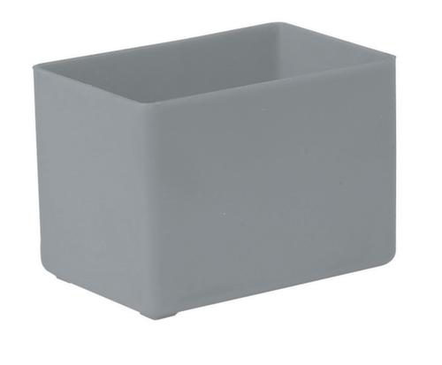 bac de rangement, gris, longueur x largeur 80 x 53 mm