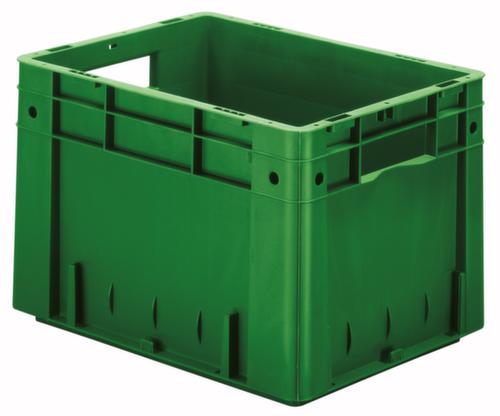 Bac gerbable norme Europe, vert, capacité 23,3 l