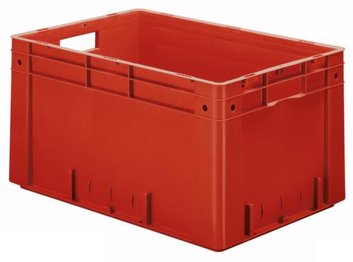 Bac gerbable norme Europe, rouge, capacité 60 l
