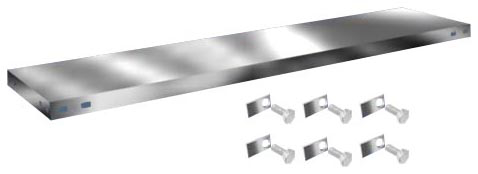 hofe Tablette pour rayonnage à boulonner type standard, largeur x profondeur 1300 x 300 mm