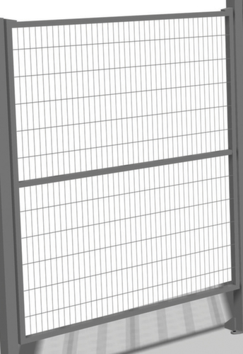 TROAX élément mural pour grille de protection de machine, hauteur x largeur 1250 x 1500 mm