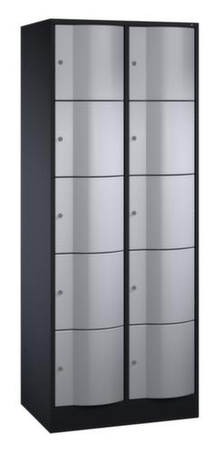 C+P armoire multicases Resisto, 10 compartiments