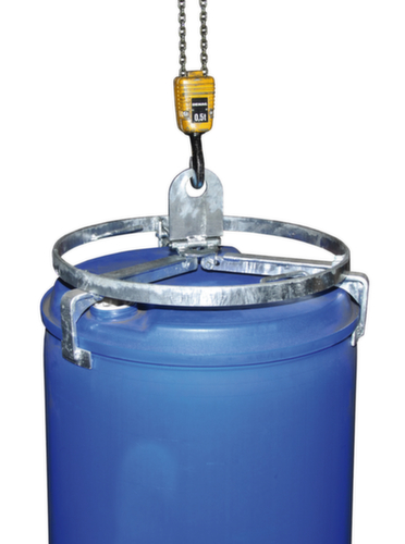 Traverse de tambour pour fûts en acier et en plastique, charge vertical