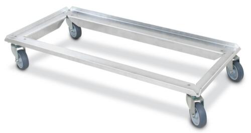 Plateau roulant aluminium pour bac norme Europe