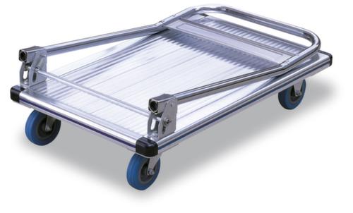 RAPIDLIFT Chariot à poignée de poussée pliante en aluminium, force 150 kg