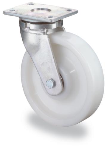 BS-ROLLEN Roulette pivotante pour fortes charges en plastique, force 800 kg, plastique bandage