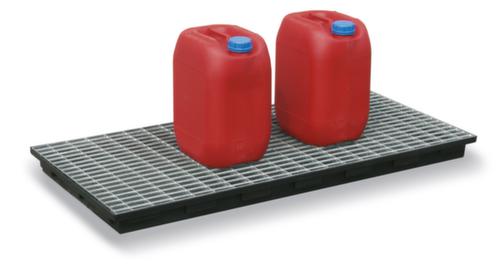 Cemo Bac de rétention en PE pour bidons