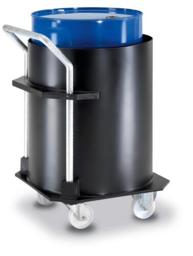 Bac de rétention PE mobile pour fûts de 220 litres