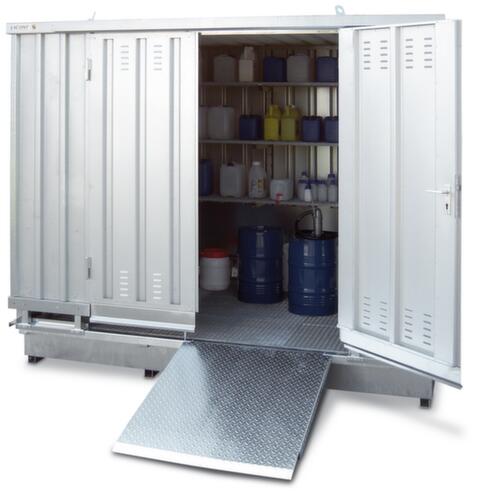 Lacont Conteneur pour produits dangereux livré monté