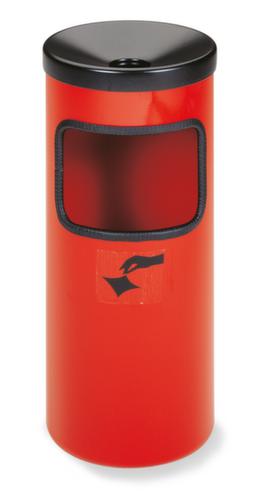 Cendrier poubelle de sécurité comme modèle mural ou sur pied