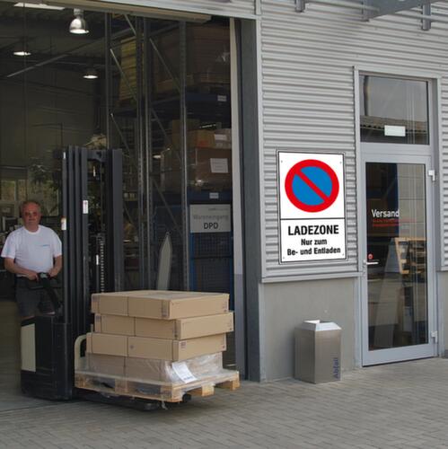 Panneau combiné défense de s'arrêter