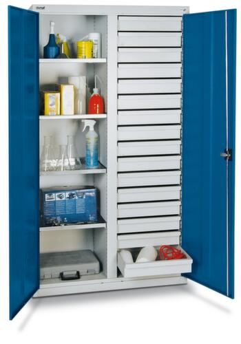 stumpf Armoire d'atelier Serie 2000 avec tablettes de rétention + tiroirs