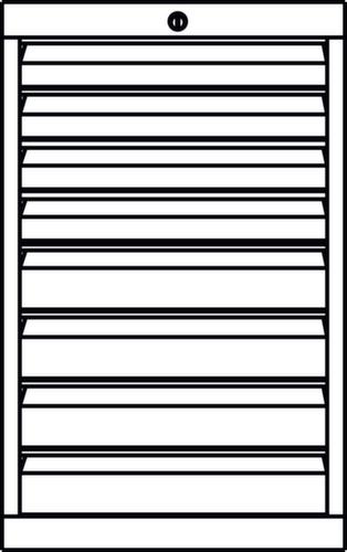 PAVOY Armoire à tiroirs Basis Plus, 8 tiroir(s)