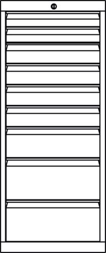 PAVOY Armoire à tiroirs Basis Plus, 9 tiroir(s)