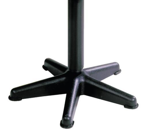 Tabouret pivotant, assise hêtre, patins