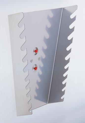 Kappes Porte-clés à anneau RasterPlan®p. plaque perforéep. 10 piècesverticalHxl 255x225 mm