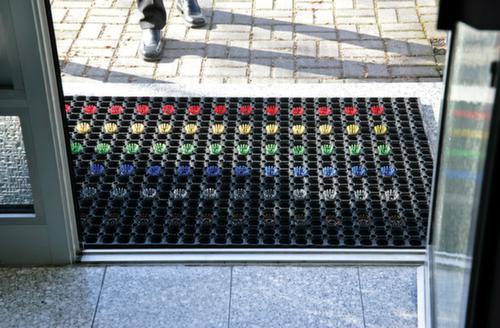 Miltex Tapis caoutchouc Eazycare Scrub, longueur x largeur 1500 x 1000 mm