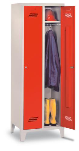PAVOY Armoire vestiaire Basis avec 2 compartiments, largeur de compartiment 300 mm